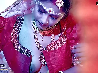 Desi Cute 18+ Girl Very 1st wedding night with her husband and Hardcore sex ( Hindi Audio )